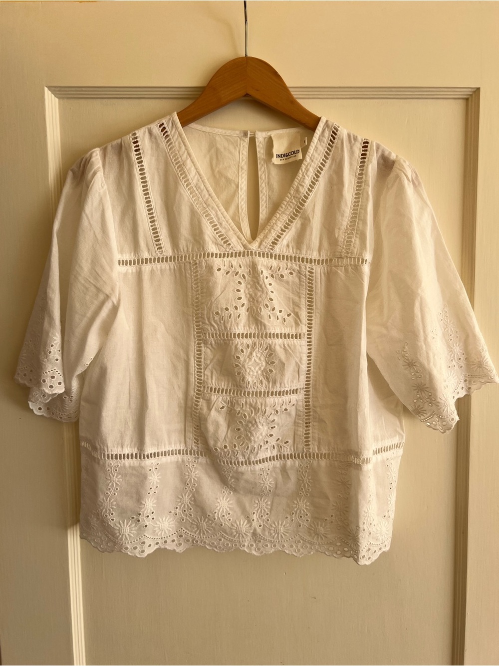White Boho Top